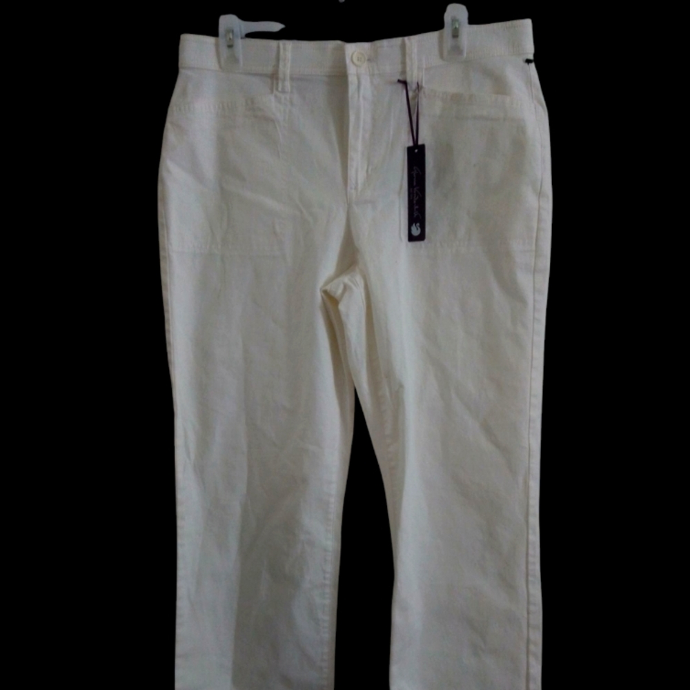 Gloria Vanderbilt White Trousers